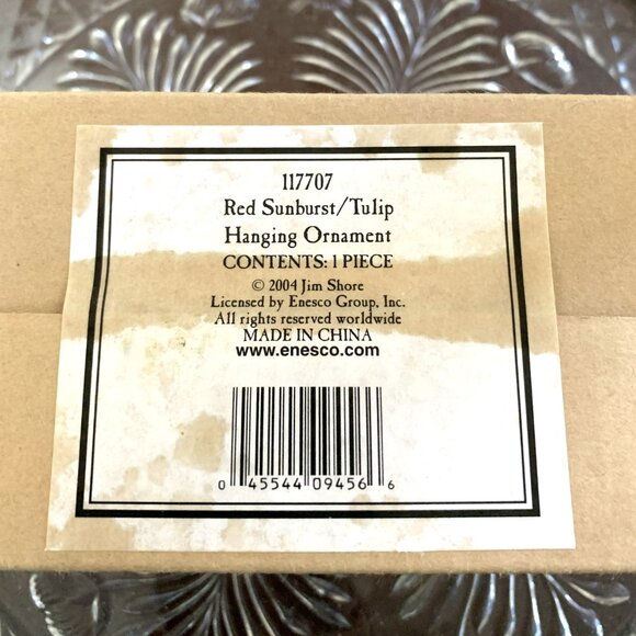 Vintage Enesco Jim Shore Heartwood Creek Santa Hanging Ornament #117707 - 2004 - Picture 11 of 12